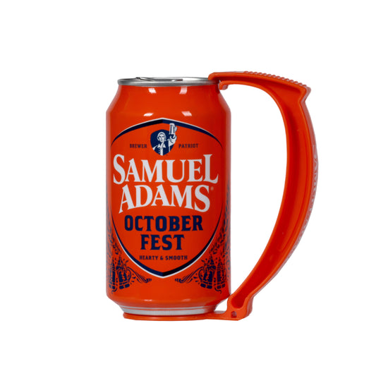 This Sam Adams Octoberfest Can Grip provides an easy-carry-experience.