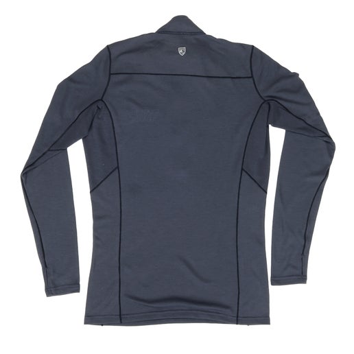 Back view of Kuhl M Akkomplice Quarter Zip in dark grey