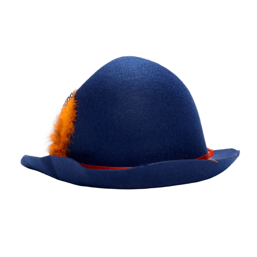 Back view of Octoberfest Alpine hat.